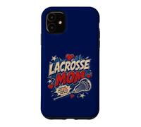 Lacrosse Mom Vintage Comic Pop Art Game Day Pride Case for iPhone 11
