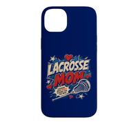 Lacrosse Mom Vintage Comic Pop Art Game Day Pride Case for iPhone 14 Plus
