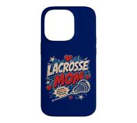 Lacrosse Mom Vintage Comic Pop Art Game Day Pride Case for iPhone 14 Pro