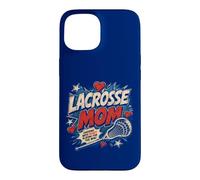 Lacrosse Mom Vintage Comic Pop Art Game Day Pride Case for iPhone 15