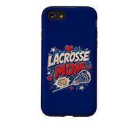 Lacrosse Mom Vintage Comic Pop Art Game Day Pride Case for iPhone SE (2020) / 7/8