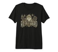Lacrosse Player Relax Bro LAX Lacrosse Premium T-Shirt