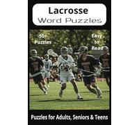 Lacrosse Word Search Puzzle Book: Fun and Easy-to-Read Word Searches Featuring Lacrosse, Events, Training, Rules & More | 6x9” Book with 110 Pages - A ... Holidays, Vacations, and Relaxing Free Time