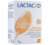 Lactacyd Wet Wipes Intimate Hygiene Provides Feeling of Freshness and Security 100% Biodegradable with Natural lactic Acid 10 Individual Wipes