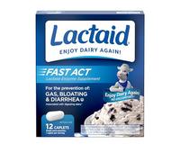 Lactaid Fast Act Twice As Ultra, 12 Caplets