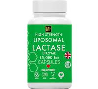 Lactase Enzyme 15000FCC | 120 High Strength Lactase Capsules | Enzyme Tablets | Lactose Digestion | Digestive Enzyme Food Supplement, Liposomal Max Absorption