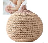 Lactation Breast Model, Crochet Organic Lactation Breast Model, Simulation Breast Mold, Breast Teaching Model Suitable for Breastfeeding Position Exercises and Classroom Teaching.(Brown,1pcs)