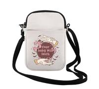 Lactation Consultant Your Baby Will Latch Crossbody Bag Fall Breastfeeding Education Counselor Gift (baby will Cr UK)