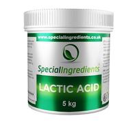 Lactic Acid Powder 5kg - Vegan Friendly Ideal for Vegan Cheese and Butter, Non-GMO - Recyclable Container