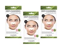 L'Action Paris Deep-Cleansing Tea Tree Nose Pore Strips, Enriched With Indian Lotus Flower Extracts, Unclogs & Deep Cleanses Pores on the Nose - 5 Pcs (3 Pack)