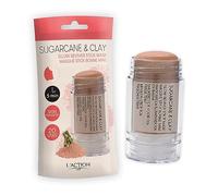 L'Action Paris Glow Reviver Stick Mask with Pink Clay and Sugar Cane, Gently Eliminates Impurities and Reveals Skin's Natural Radiance, Glowing Complexion 30g