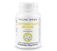 Lactobacillus reuteri Powder 100g | Live Bacterial Cultures Powder | 10 Billion CFU | 100 Daily Servings | Capsule-Free | Food Supplement