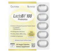 LactoBif® 100 Probiotics, 100 Billion CFU, 60 Veggie Capsules, California Gold Nutrition