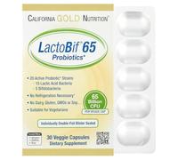 LactoBif® 65 Probiotics, 30 Veggie Capsules, California Gold Nutrition