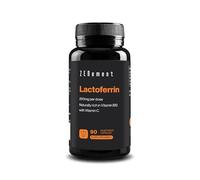 Lactoferrin 200 mg - from Fresh Grass-Fed Cow’s Milk - Natural Source of Vitamin B12, with 80 mg Vitamin C - Immune System Support - 90 Capsules - 3-Month Supply - Zenement