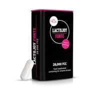 LactoJoy FORTE 28,000 FCC - Lactase Capsules with 6h Depot Effect - 40 Vegan Capsules - Fast-Acting Long-Lasting Lactase - No Additives - Made in Germany - Dairy Relief