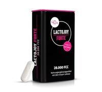 LactoJoy Forte - Lactase Enzyme Capsules for Lactose Intolerance 28000 FCC - 40 Pieces - Highly dosed & Vegan - Lactose Intolerance Capsule Without additives - Made in Germany - Dairy Relief Capsules