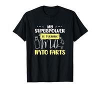 Lactose Intolerant Turning Milk Into Farts Milk Free T-Shirt