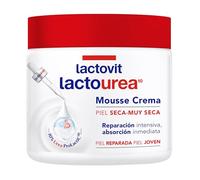 Lactovit - Mousse Crème Moisturising Lactourea for Body and Face, 24 Hours Life for Dry and Very Dry Skin - 400 ml