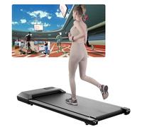 Lacuffy Raceable Walking Pad Suitable for High-tech Wearable Devices, Max 136kg APP Control Under Desk Treadmill with Training Courses and AI Training, Door to Door Delivery