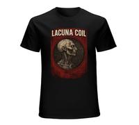 Lacuna Coil Dark Adrenaline Italian Metal Mens Graphic Short Sleeve Casual T Shirt Size XXL Black