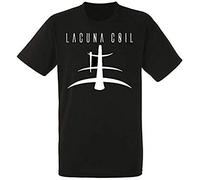 Lacuna Coil Logo Black T Shirt Men Shirt Rock Band Tee Size XXL