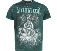 Lacuna Coil Oxygen T-Shirt petrol 4XL