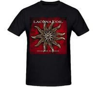 Lacuna Coil Unleashed Young Men Tee Shirts Black XL