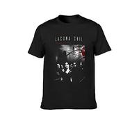 Lacuna Coil Vocalists Metal in A Reverie Flat Lifespan Men's T-Shirt Graphic Printed Black Tee XL