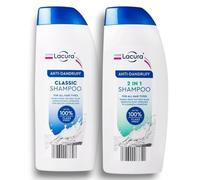 Lācurā - Aldi | Anti-Dandruff Shampoo Set | Classic and 2 - In - 1 Shampoo | All Hair Types | 100% Flake Free | Dermatologist Approved | 500mL Each