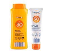 Lācurā Aldi Sun | Sun Moisturising Sun Lotion SPF 30 | High & UVA 5 Stars | 200mL+50mL [Total 250mL]
