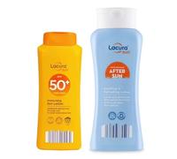 Lācurā Aldi Sun | Sun Moisturising Sun Lotion SPF 50+ & After Sun Lotion | High & UVA 5 Stars | 200mL+200mL [Total 400mL]