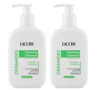 Lacura Hydrating Cleanser for Normal to Dry Skin, Fragrance-Free Face & Body Wash with Ceramides & Hyaluronic Acid, Gentle Daily, Pack of 2 x 236ml Each (Foaming Cleanser)