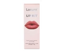 Lacura Lip Kit Velvet Sugar, Nearly Nude or Just Peachy 2.4ml (Nearly Nude 2.4ml)