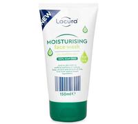 Lacura Moisturising Face Wash for Sensitive Skin, 100% Soap Free, 150ml