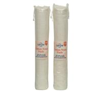 Lacura Pure Cotton Wool Pads 2 x 140, 100% Cotton, Non-Shedding, for Make-up Removal, Face, Nails - Soft, Absorbent, Ideal for Skincare and Beauty Routines