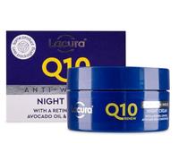 Lacura Q10 Renew Anti-Wrinkle Night Cream with Retinol, Avocado Oil, 50ml