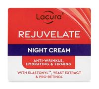 Lacura Rejuvelate Face Cream - Anti-Ageing - Moisturiser with Retinol, SPF 30 & Peptides - Hydrating Firming Skincare (50ml Night Cream)
