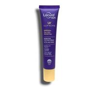 Lācurā Sun - Aldi | UV Supreme SPF50+ Hydrating Face Cream - Very High Protection | Vitamin E Enriched, Satin Like Finish | Tinted Make Up Primer | 400mL