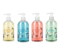 LaCure Liquid Hand Soap Collection, 500ml, Orange & Bergamot, Cypress & Sea Fennel, Rhubarb Rinse, White Mulberry (4 Pack)