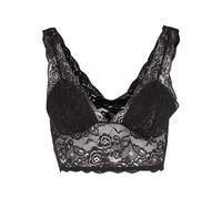 Urban Classics Damen bügelloser BH Ladies Allover Lace Bra Padded TB7656