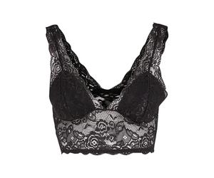 Lacy padded bra for women Urban Classics Noir S