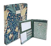 LaCyan Multicolor William Morris Sticky Notes Folder - A5 Notepad, Sticky Notes, Pencil - Organiser Gift