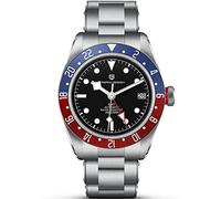 LACZ DENTON Pagani Design 1706 Men GMT Automatic Watches Homage Black Bay Men Mechanical Wristwatches Multi-time Zone Function Waterproof 200M Men Sports Watches (Red Blue)