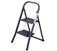 Ladder 2-Tread Step Rubber Non-Slip Lightweight Sturdy Alloy Frame 150Kg Max
