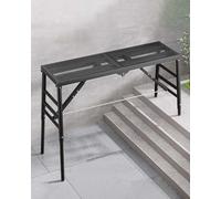 Ladder,Adjustable Scaffolding Platform Ladder - 4/5/6 Ft Foldable Work Stool for Stairs & Construction Versatile Scaffold for Uneven Ground - 180x30cm (70.9x11.8) Heavy Duty