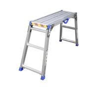 Ladder Adjustable Work Platform, Foldable Ladders Scaffold, Tower Heavy Duty 30cm Width Step Ladder, Step Stool for Interior Decoration(Size:H 76cm)