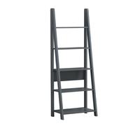 Ladder Bookcase 5 Shelf Shelving Unit Wood Effect Home Office Living Room