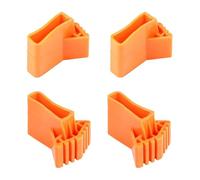 Ladder Boots - Set of 4 Non-Slip Rubber Feet | Robust Stabilizers for Ladders | Secure Hold on Smooth Floors | Universal Ladder Accessories for Home, Garage, Workshop & Outdoor Use