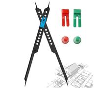 Ladder Divider - PP 10 Inch | Proportional Divider With Adjustable Ratio Design, Scale Drawings, Proportions Of - Compass Ruler For Artists | Art Studio, Archit
